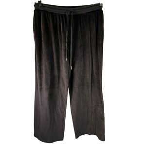 Juicy Couture Sleepwear Velour Pants Rhinestone Logo XL Lounge Wear‎ Classic